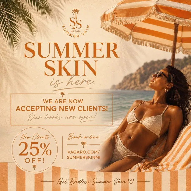Summer Skin Is Here — And Our Books Are Open